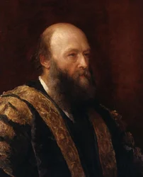 Portret van Robert Gascoyne-Cecil, 3e markies van Salisbury (1830-1903)