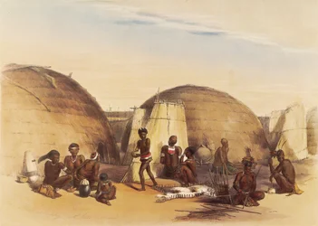 Leven in een Zulu-kraal