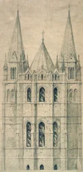 Elevatie, ca. 1860