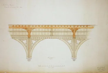 New College Oxford: Ontwerp voor het dak van de nieuwe hal