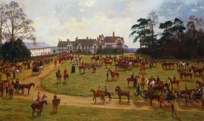 De Cheshire Jacht - de Bijeenkomst bij Calveley Hall