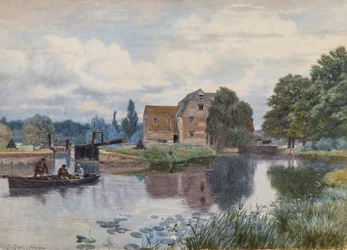 Hemingford Mill, Aan de Ouse, Huntingdonshire