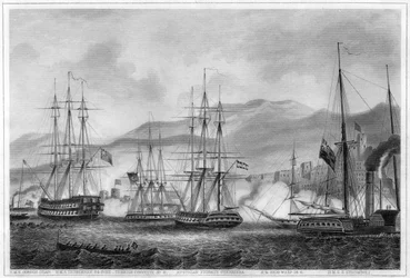 Aanval op Sidon door Commodore Charles Napier, 26 September 1840