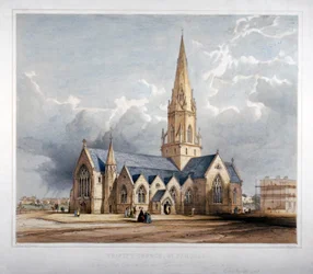 Heilige Drie-eenheidskerk, Hartland Road, Hampstead, Londen, 1850