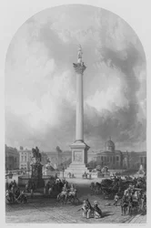 De Nelson Kolom, Trafalgar Square, William Railton, Architect
