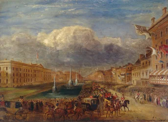 Het bezoek van koningin Victoria en prins Albert aan Manchester in 1851