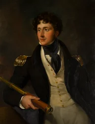 Portret van kapitein de Hon. Charles Bridgeman