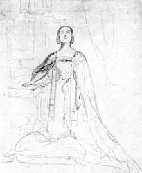 Koningin Victoria legt de kroningseed af, 1837, 1901