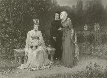 Koningin Isabella en haar dames