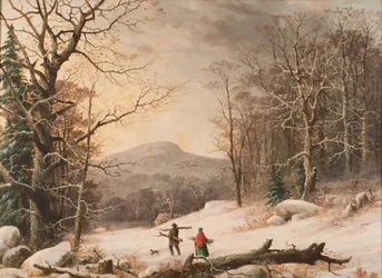 Hout verzamelen, 1859