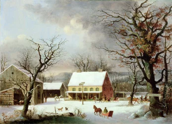 Zeven Mijlen naar Farmington, c.1853
