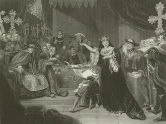 Het proces van Catharina van Aragon, 1529