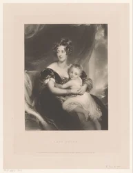 Portret van Georgiana Agar-Ellis