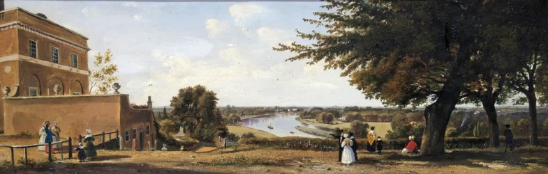 Uitzicht vanaf Richmond Hill met Wick aan de linkerkant, 1837