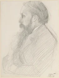 Portret van Edward Burne-Jones, 1875