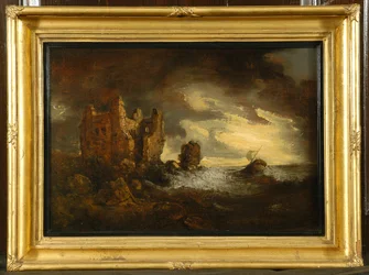 Peele Kasteel in een Storm, 1805
