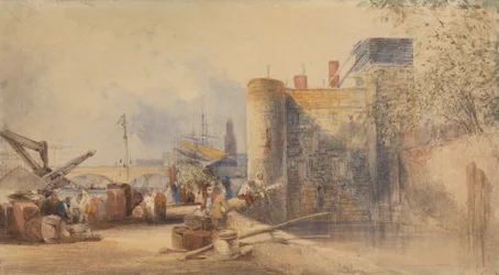 Gracht bij de Tower of London