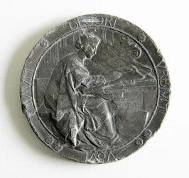 Royal Institute of British Architects medaille toegekend voor het essay en de gemeten tekening, 1907
