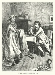 Illustratie voor The Double Transformation (gravure)