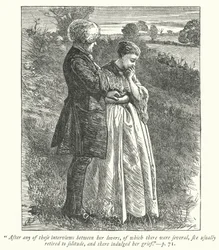 Illustratie voor De Pastoor van Wakefield