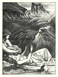 De Laatste van de Sirenen (gravure)