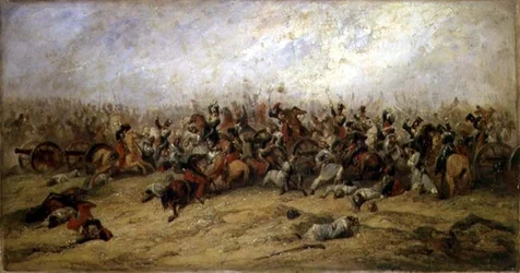 Het conflict bij de kanonnen, Balaclava, 1854