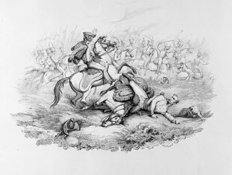 ?De Gedenkwaardige Slag bij Waterloo - De Gevaarlijke Situatie van Maarschalk Blücher in de Slag bij Ligny, 1815?