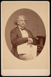 Portret van Charles Sumner