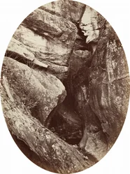 Waterval bij Williams College,c. 1870 (foto)