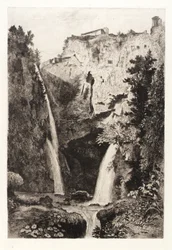 De watervallen van Tivoli