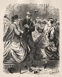 Ons croquetfeest, 1864