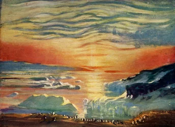 De herfstzonsondergang, ca. 1908