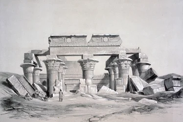 Koom-Ombos, Egypte, 1843