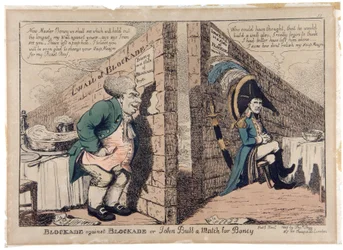 Blokkade tegen Blokkade of John Bull een partij voor Boney