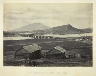 Chattanooga vanuit het noorden, 1864