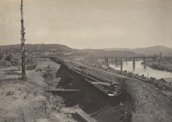 Verdedigingen van de Etawah-brug, 1860s