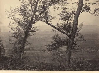 Orchard Knob vanaf Mission Ridge,1864-1866 (foto)