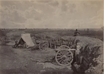 Verdedigingswerken van de rebellen voor Atlanta, Georgia, nr. 4