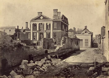 Ruïnes van het landhuis Pinckney, Charleston, South Carolina