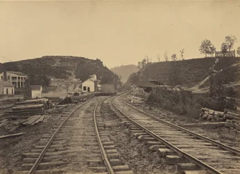De Allatoona-pas naar het noorden, Georgia