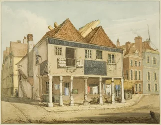 De oude graanmarkt aan de kade