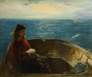 Meisje in een boot