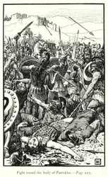 De Ilias: Gevecht rond het lichaam van Patroklos