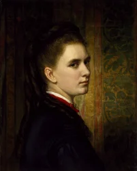 Portret van Maria Healy, de Dochter van de Kunstenaar, ca. 1871