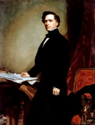 Portret van President Franklin Pierce