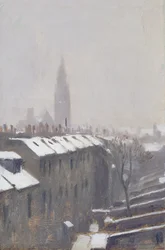 Duke Street onder Sneeuw, Edinburgh