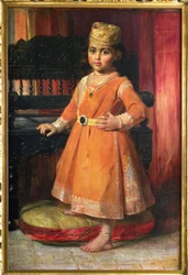 Portret van prins Albert, oudste zoon van Maharaja Duleep Singh