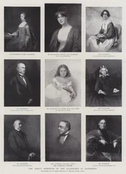 De Familieportretten van de Gladstones in Hawarden