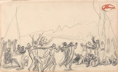 Bacchanale scène (mogelijk Antediluviaans)