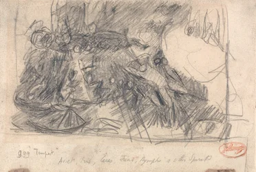 Compositie: figuurstudie, mogelijk Satan als heerser over de hel